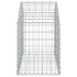 Cesta de gaviones forma arco hierro galvanizado 100x50x60/80