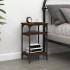 Mesa auxiliar madera contrachapada roble marrón 35x30x60