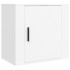 Mesita de noche de pared blanca 50x30x47