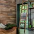 WallArt Tablones aspecto madera de roble Barnwood marrón