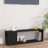 Mueble para TV madera contrachapada negro 100x24x32