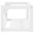 Estructura de lavabo suspendido hierro blanco 59x38x31