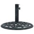 Base de sombrilla de hierro fundido verde 9 kg 40