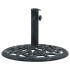 Base de sombrilla de hierro fundido verde 9 kg 40