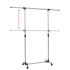 Perchero ajustable acero inoxidable 165x44x150 cm
