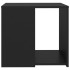 Mesa auxiliar madera contrachapada negro 50x50x45