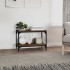 Mueble para TV contrachapada y acero roble marrón 60x33x41