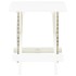 Mesa plegable de jardín plástico blanco 45x43x50
