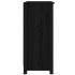 Aparador de madera maciza de pino negro 70x35x80