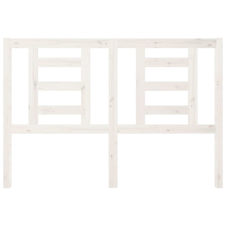 Cabecero de cama madera maciza de pino blanco 146x4x100