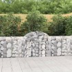 Cesta de gaviones forma arco hierro galvanizado 200x30x80/100cm