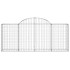 Cesta de gaviones forma arco hierro galvanizado