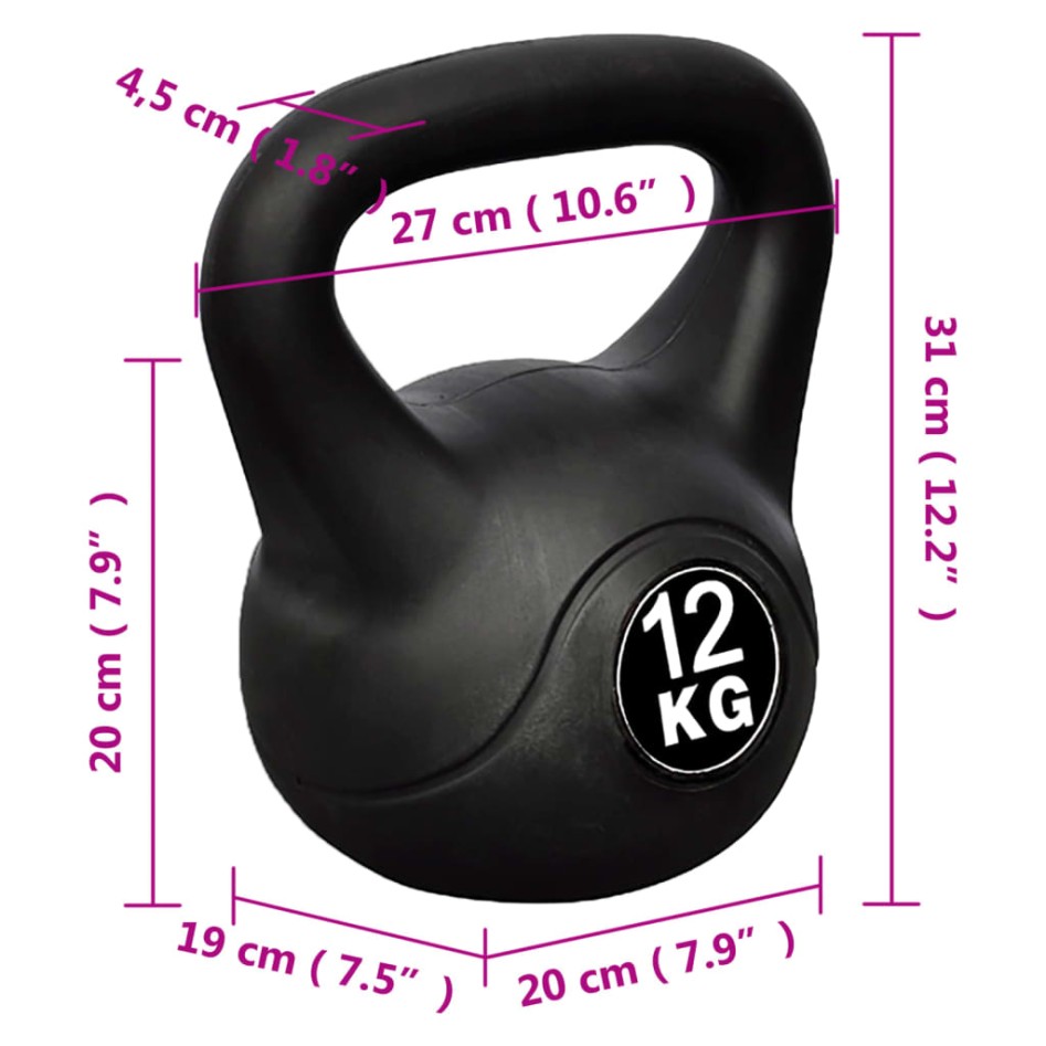 Pesa kettlebell 12