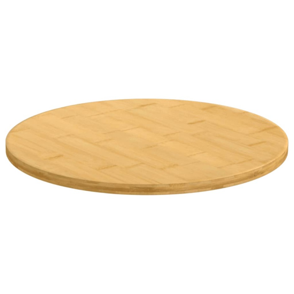 Tablero de mesa de bambú Ø50x1,5