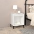Mesita de noche color blanco 40x35x50