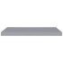 Estantes flotantes de pared 2 uds MDF gris 80x23,5x3,8