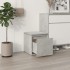 Cajón taburete madera contrachapada gris hormigón 40,5x40x40