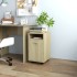 Armario auxiliar ruedas contrachapada color roble 33x38x60