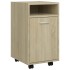 Armario auxiliar ruedas contrachapada color roble 33x38x60