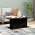Mesa de centro madera contrachapada negro 102x55,5x40