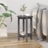 Mesa de centro de madera maciza de pino gris Ø40x60