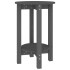 Mesa de centro de madera maciza de pino gris Ø40x60