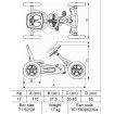 Kart de pedales Berg Buddy B-Orange