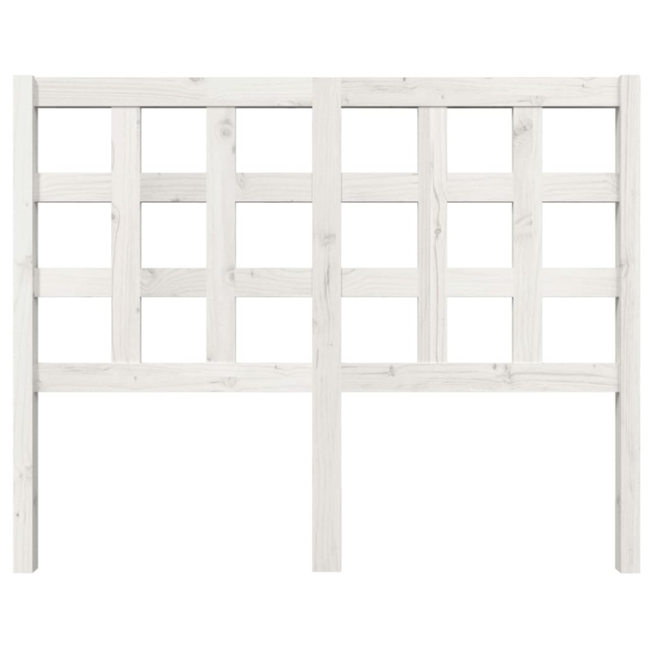 Cabecero de cama madera maciza de pino blanco 125,5x4x100