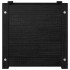 Jardinera de madera maciza de pino negro 40x40x40