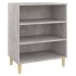 Aparador de madera contrachapada gris hormigón 57x35x70