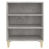 Aparador de madera contrachapada gris hormigón 57x35x70
