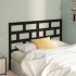 Cabecero de cama madera maciza de pino negro 141x4x100