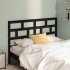 Cabecero de cama madera maciza de pino negro 141x4x100