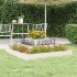 Jardinera de madera maciza de pino blanco 80x80x27