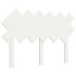 Cabecero de cama madera maciza de pino blanco 122,5x3x80,5