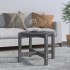 Mesa de centro de madera maciza de pino gris 62,5x45