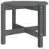 Mesa de centro de madera maciza de pino gris 62,5x45