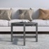 Mesa de centro de madera maciza de pino gris 62,5x45