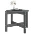 Mesa de centro de madera maciza de pino gris 62,5x45