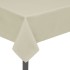 Manteles de mesa 5 unidades crema 170x130