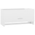 Armario de madera contrachapada blanco brillante 70x32,5x35
