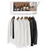 Armario de madera contrachapada blanco brillante 70x32,5x35