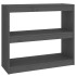 Estantería/divisor de espacios madera pino gris 80x30x71,5