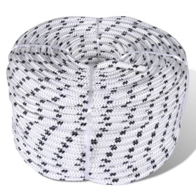 Cuerda trenzada de barco líneas poliéster 14 mm x 50