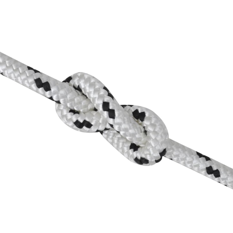 Cuerda trenzada de barco líneas poliéster 14 mm x 50