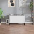 Mueble para discos madera contrachapada blanco 74,5x38x48