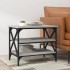 Mesa auxiliar madera contrachapada gris Sonoma 55x38x45