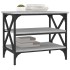 Mesa auxiliar madera contrachapada gris Sonoma 55x38x45