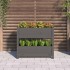 Jardinera de madera maciza de pino gris 77x25x66