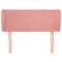 Cabecero de terciopelo rosa 83x23x78/88